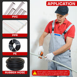 ▶ Cortador de tubos y tubos para corte de diámetro exterior PEX, PVC y PPR mangueras de plástico y tuberías de plomería de hasta 1-5/8 pulgadas, cortador de tuberías-42 mm, 1-5/8 pulgadas.