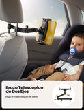 ▶ Soporte Tablet Automovil - [Brazo de Extensión] Soporte iPad Reposacabezas Auto Coche Carro para 4.7-11" Celular y Tablets como Samsung Tab, iPad Pro, Air, Mini, E-Reader, Kindle