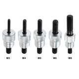 🔩 LuckyHigh - Juego de 191 piezas de tuercas de remache, juego de tuercas de remache, con pistola de tuercas de remache resistente, 5 mandriles roscados con boquillas, 185 tuercas de remache métricas