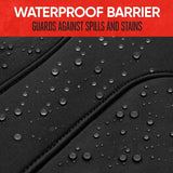 ▶ Funda de Asiento Trasero de Neopreno Acolchada para Coche, Protector de Asiento Trasero Ideal para niños y Perros, Cubierta Interior para Auto, camión, Furgoneta, SUV