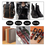 🔩 Alloygold - Juego de 50 tornillos M5 x 8 de bronce Chicago - Remaches de piel, remaches de piel, botones de rosca Chicago