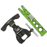 ▶ Herramientas de abocinamiento de 1/4 pulgadas - 3/4 pulgadas, herramienta de abocinada HVAC 45° tipo excéntrico con cortador de tubos para tubo de cobre (kit 5 en 1)