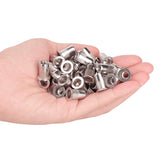 40 tuercas de remache de acero inoxidable de 1/4 a 20 UNC, tuerca de inserción roscada de 1/4 a 20 UNC, cabeza plana moleteada