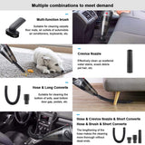 ▶  Aspiradora de Mano, 5000PA Aspiradora Inalámbrico Portatil Potente Aspirador de Coche Seco y Húmedo120w USB Carga Rapida para Coches,Hogar, Oficina, Sofas, Pelos Mascotas