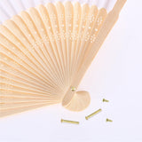 HOLIDYOYO Kit De Reparación De Tuercas Y Clavos con Remaches De Eje De Ventilador Plegable Accesorios De Ventilador De Flores Secas De Papel De Bambú Sujetador De Repuesto De Eje De Mano