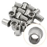 🔩 Cionyce - 20 tuercas de remache de 3/8 pulgadas - 16 UNC - Tuerca de inserción roscada de cabeza plana de aleación de aluminio para mejorar el rendimiento y la durabilidad
