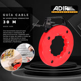 ▶ ADIR  Guía jalacable de Acero para Conductor 30M para Electricistas e Instaladores de Telecomunicaciones ADIR 1489