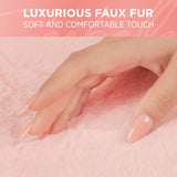 ▶ Cubierta Suave de Piel de Oveja Rosa Rosa, Cubiertas de Asiento Delantero de Piel sintética de 2 Paquetes para Autos con Toque Suave y Lujoso, Lindas Cubiertas Interiores automotrices para Camiones