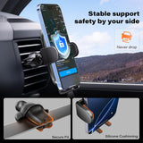 ▶ Soporte para Celular Automóvil 3 en 1 Potente Ventosa Porta Celular para Auto Parabrisas/Salpicadero/Ventilación Base Celular para iPhone, Samsung, Xiaomi Redmi, etc. para Fundas Gruesas