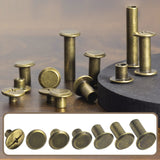 ▶  110 Juegos De Tornillos De Chicago, Remaches De Cuero, Remaches De Tornillo Surtidos M5, Tornillos De Encuadernación De Chicago Para Decorar Y Reparar, Artesanía De Cuero, Cinturón, Bolso, Zap
