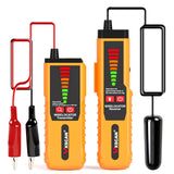 ▶ Buscador de tuberías y cables subterráneos generador de tono de trazador de cables subterráneos y sonda con auriculares, probador de alambre enterrado para localizar cables de rotura y cables de valla para perros