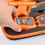 Funda para Klein Tools Circuit Finder y kit de herramientas de reparación de tomacorrientes 80041 y probador de receptáculos RT250 GFCI (solo caja), interior naranja