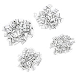 🔩 Tuercas remachables, 200 piezas Kit surtido de tuercas remachables, tuercas de inserción roscadas de cabeza plana de aluminio, juego de combinación M3/M4/M5/M6 de grano vertical empaquetado,Tuerca