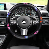 ▶ Fundas de Asiento de Coche Fundas para Asientos Traseros Funda para Volante Correa para Muñeca Posavasos Almohadilla de Reposabrazos Hombros (Estilo Mariposa Clásico)