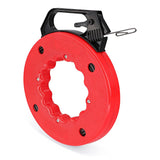 ▶ Guía jalacables de acero Cinta de Pescado de 30 m en con Diseño Optimizado de La Carcasa, , Carreras Cortas y Medición de Conductos, Diseño ligero, Facil de transportar