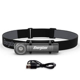 Energizer - Faro LED recargable X1000, ultra brillante IPX4 resistente al agua, modo turbo de 1000 lúmenes, faro para exteriores, emergencia de corte de energía, (cable USB incluido)