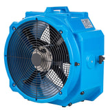 Ventilador Axial Soplador mover aéreo Comercial secador de piso, Azul, 1