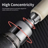 ▶ Roscado de tubería interna y externa integrada 2 en 1 1/2 3/4 1 Npt 2025 frontal antes de tubería de PVC, herramienta de enhebrado eléctrico para taladro eléctrico de tamaño de rosca