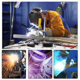 ▶Jewboer - Delantal de piel con manga, chamarra de soldadura resistente al calor y fuego, para hombres y mujeres, Marrón, Size-XL