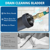 ▶ Vejiga de Drenaje, 3 Piezas Limpiadores de Drenaje de Goma Kit de Desobstrucción de Drenaje Kits de Desobstrucción de Bloqueo de Drenaje para Fregaderos de Cocina, Duchas