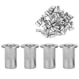 50 piezas tuerca de remache M4, sujetador de acero inoxidable suministros industriales