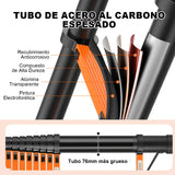 ▶ Escalera Telescópica Recta 3.9 M, Escaleras Plegables para Casa Retractil y Portátil, Escaleras Multiposiciones de Acero Carbono, Fuerte y Duradero, Altura Ajustable, con Bloqueo De Escalón