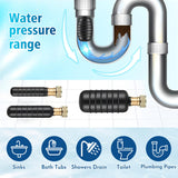 ▶ Vejiga de Drenaje, 3 Piezas Limpiadores de Drenaje de Goma Kit de Desobstrucción de Drenaje Kits de Desobstrucción de Bloqueo de Drenaje para Fregaderos de Cocina, Duchas