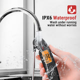 ▶ Thermo Termómetro digital de lectura instantánea para cocinar, termómetro de alimentos impermeable con retroiluminación y calibración, sonda digital para cocina, parrilla al aire última