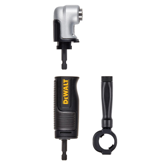Adaptador de taladro de ángulo recto, accesorio 2 en 1 DEWALT