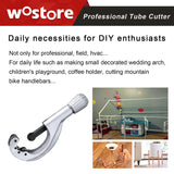 ▶ Cortador de tubos de 1/4 a 2-5/8 pulgadas tubo de cobre de PVC y aluminio con hoja reemplazable