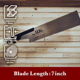 Sierra japonesa de corte al ras 180mm - Serrucho de mano profesional Herramientas carpinteria madera