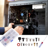 🔩 Jedids Accesorios Básicos para Ordenador y Kit de Tornillos, Equipo de Tornillos de la Computadora de Los Tornillos del Disco Duro de la Placa Base
