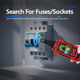 ▶ Buscador de tuberías y cables subterráneos 2 en 1, detector de tubos de metal de circuito, rastreador de cables, herramienta para detectar cables subterráneos, cables, vías de agua y gas