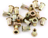 🔩 LiebeWH Juego de Tuercas Remachables Tuercas de Remache de Acero Tuercas de Métrica(M6 (100 pcs/pack