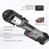 ▶ Herramientas de prensa profesional estándar actualizado con mordazas de prensa Pro opcionales para cobre Viega (mordazas de 1/2 pulgadas, 3/4 pulgadas, 1 1/4 pulgadas, 1 1/2