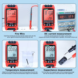 ▶ Multimetro Digital Profesional TRMS 9999 cuenta, Voltímetro, Amperímetro, para Medir CA/CC Corriente y Tensión, NCV,Capacitancia,Diodo,Continuidad,Resistencia,Batería, Temperatura