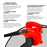 Sopladora Aspiradora 988 Eléctrica 600w 120v