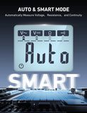 ▶I Multímetro Digital Profesional Rango Automático NCV, Voltímetro Digital de Rango Automático,Modo de Medición Inteligente, CA/CC Voltaje Sin Contacto.
