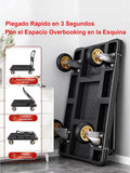 Carrito de Plataforma para Camión de 45*70*80CM, Carro de Plataforma Plegable con 5in Ruedas Giratorias,Capacidad de Carga 300 KG para Uso en Almacenes,Mudanzas,Compras,Hogar y Oficina（Negro）