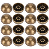 🔩 30 Juegos de Pies de Bolso, Cabeza de Clavo, Remaches Redondos de Metal, Tornillo de Hongo para Bolso Artesanal de Cuero, Decoración de Zapatos