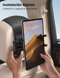 ▶ Soporte Tablet Automovil - [Pinza Plegable para Fundas Grosas] [360° Rotation] Porta Tablet para Auto, Base iPad Carro para Niños para iPad Pro, Air, Mini, 6.1-13" Devices