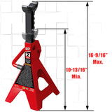Gato hidráulico para Piso con 2 Soportes de Gato, Capacidad de 1,816 kg (T82001)