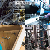 🔩 Mxuteuk - Juego de tornillos M2.5, M2.5 x 4/6/8/10/12/16/20/25 mm, kit de tornillos de cabeza hexagonal de acero inoxidable 304 con llave hexagonal G035-M2.5