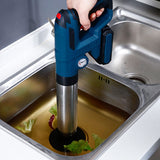 ▶ Desatascador de Drenaje para Inodoro, Removedor de Obstrucciones, Mango Ergonómico, Destapador de Tubería Eléctrica Portátil de Mano
