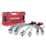 ▶ CRAFTSMAN Juego de herramientas mecánicas de 1/4 y 3/8 pulgadas, 71 piezas (CMMT45171)