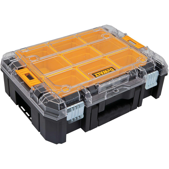 ▶ DEWALT  Tstak V Organizador con Tapa Transparente