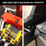 Master Lock Candado de cable, 6' x 3/16" diameter, Negro y plateado
