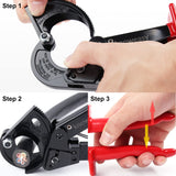 ▶ Cortador de cables y carraca funciona para cables de aluminio y varios núcleos de hasta 240 mm²