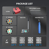 ▶ Herramientas de abocinamiento de línea de freno, juego de herramientas de abocinamiento de 45 y 37 grados, kit de herramientas de abocinamiento de doble burbuja para líneas de freno