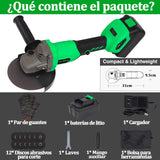 ▶  Esmeriladora Angular De 9600RPM - Herramientas De Amoladora Angular De Potencia De 20 V,Molinillo Inalámbrico De Iones De Litio M18 Con Protector Resistente a Explosiones